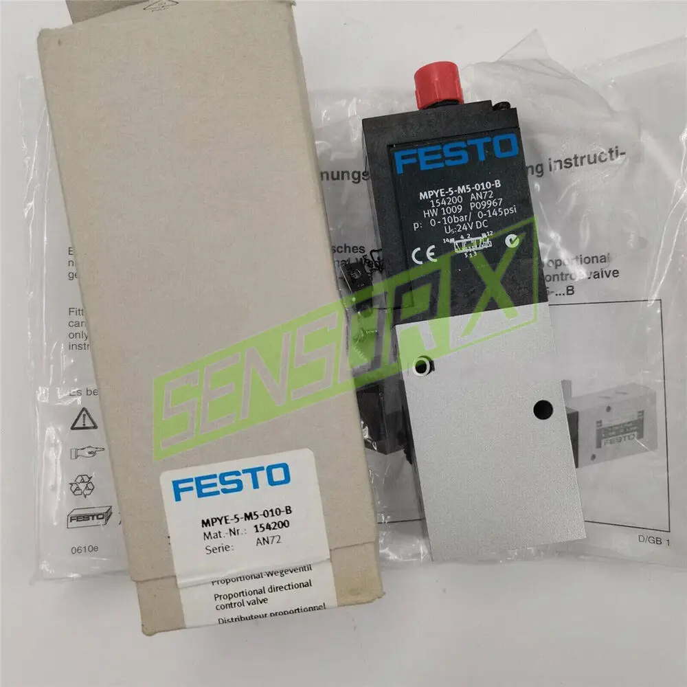 Festo MPYE-5-M5-010-B 154200 Proportional Valve New One MPYE5M5010B 1PCS