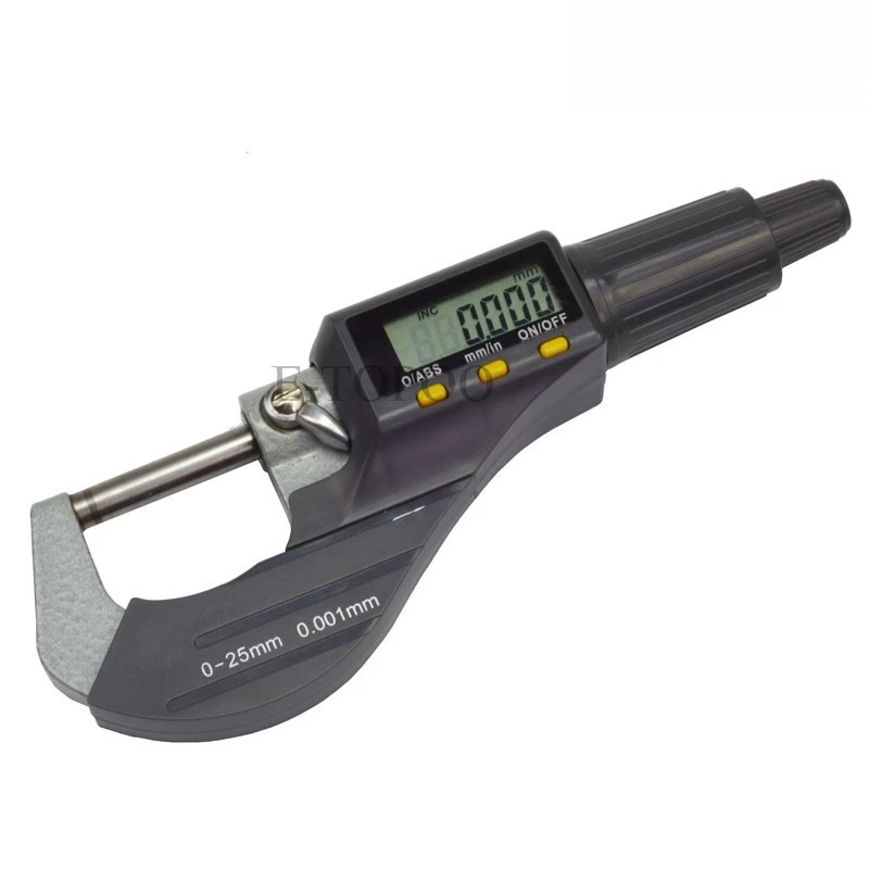 

Electronic Micrometer Wall Thickness Micrometer 25/50/75/100MM Digital Display Outer Diameter Micrometer