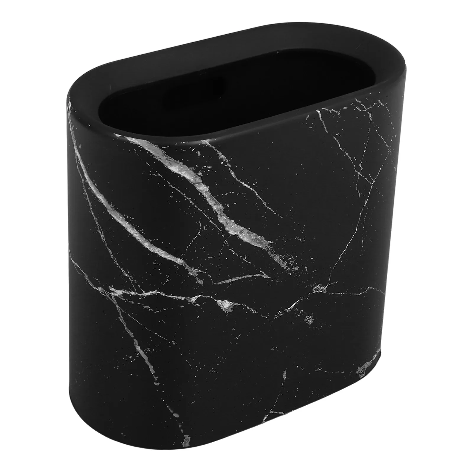 

Narrow Garbage Bin Marble Design Space Saving Home Office Hotel Trash Can Bathroom Rubbish Bin Floor Wastebasket