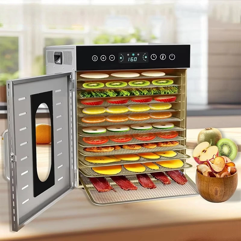 

Customized Fruit Dehydrators Fruit Dryer Machine with Stainless Steel Body Food Dryers
