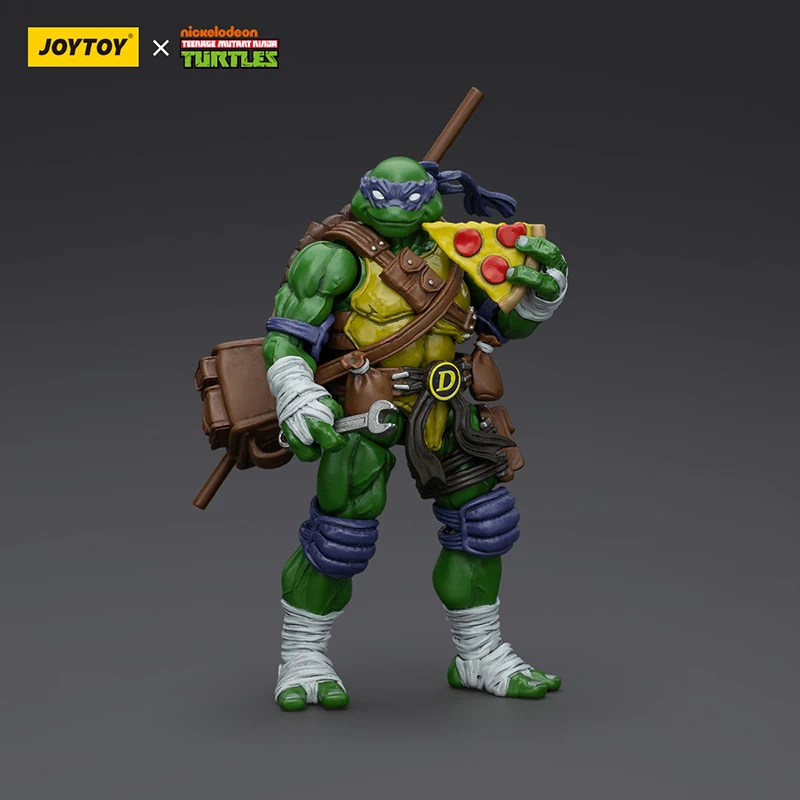 Joytoy Source sombre tortues Ninja mutantes adolescentes sous licence officielle échelle 118 figurine complète classique anniversaire nouvel an cadeau