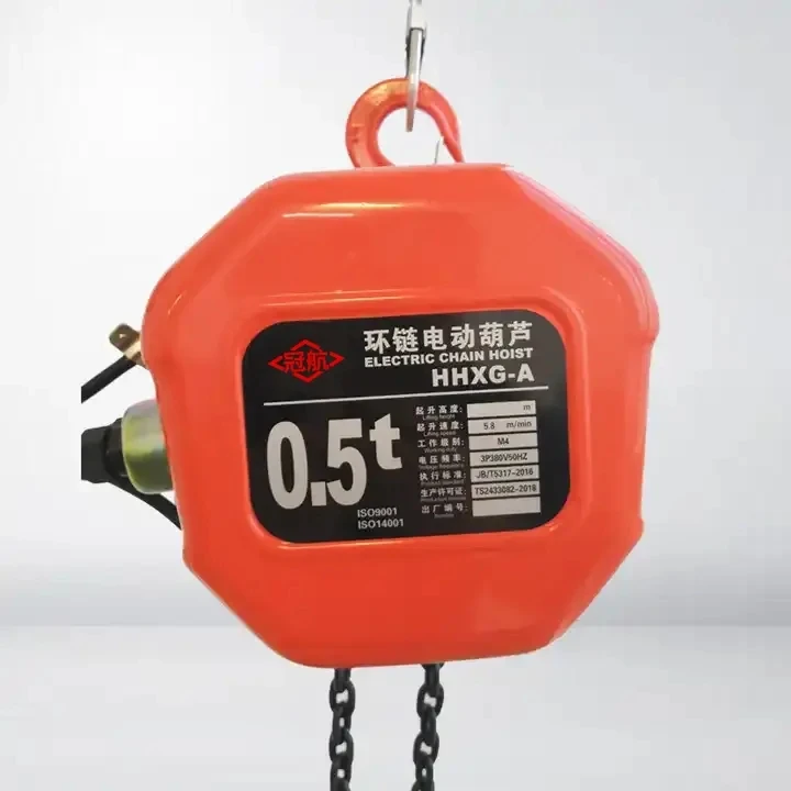 220V 380V HHXG  ton  meter chain hoist electric Warehouse lifting tool for cargo handling Electric  