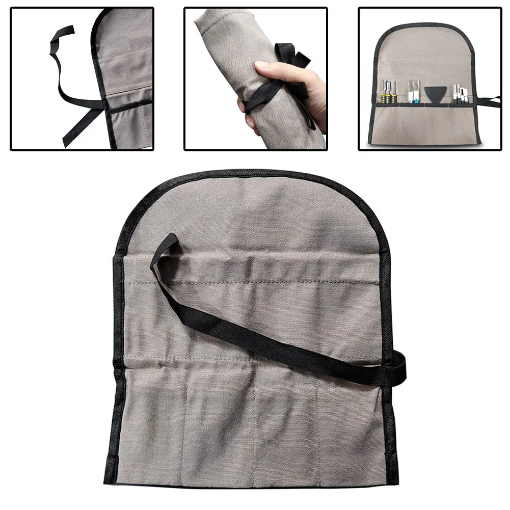 1 Pc Tool Storage Bag tasche Multiple multiuso Roll Up Pouch Hanging Tool Bag per chiave utensili manuali Organizer carpenteria