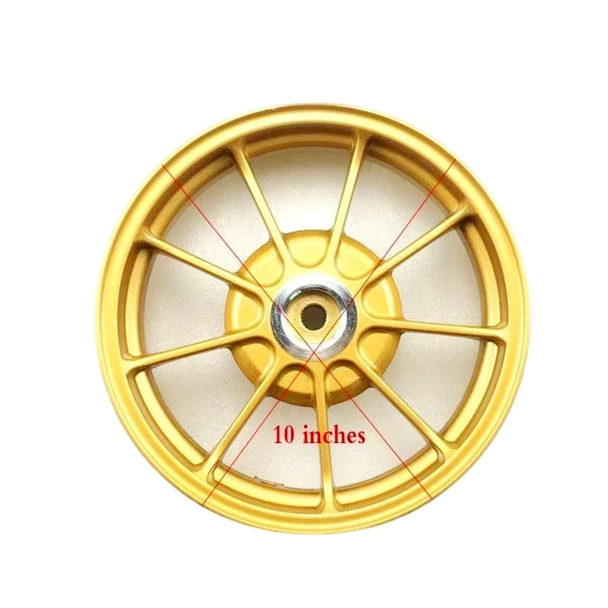 E-Scooter 10*2.15J For Honda DIO50 AF18-28 Z4 ZX34 35 38 56 Alloy Front Rear 1 Set Wheels Rim Ring-type modified