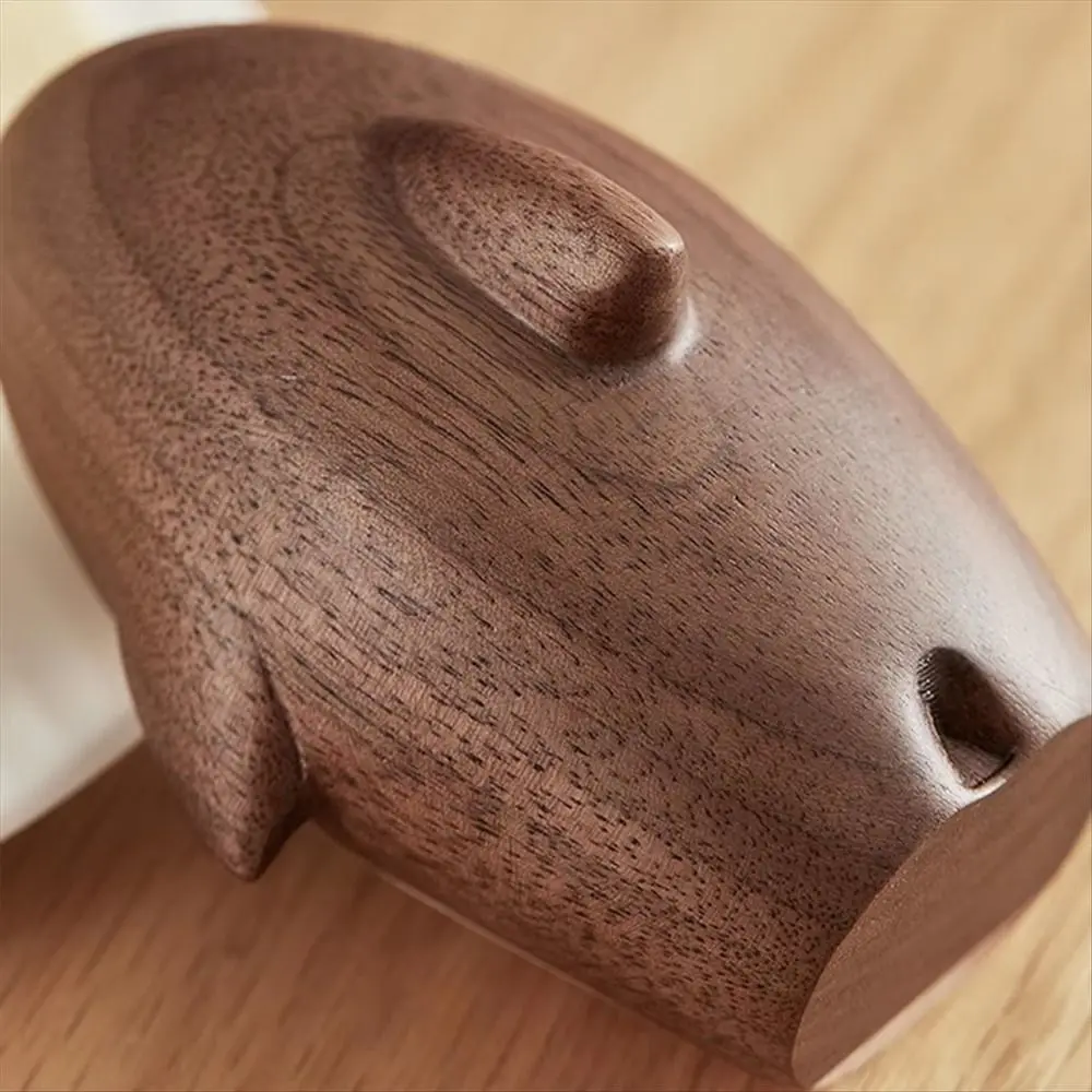 

Walnut Solid Wood Shark Wine Opener Wear-resistant Fun Bottle Opener Smile Design Practical Decor Wooden Beer Opener