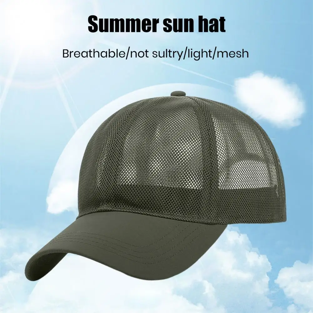 

2024 New Ladies Baseball Cap Summer Korean Version of The INS Hollow Shade Caps Net Red Fashion Wild Breathable Mesh Hat