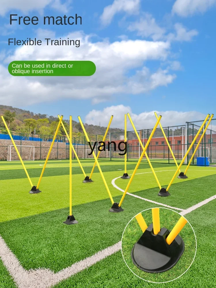 lmm Snake-Shaped Running Three-Hole Obstacle Training Rod Football Basketball Sign Post Basketball Marker Post