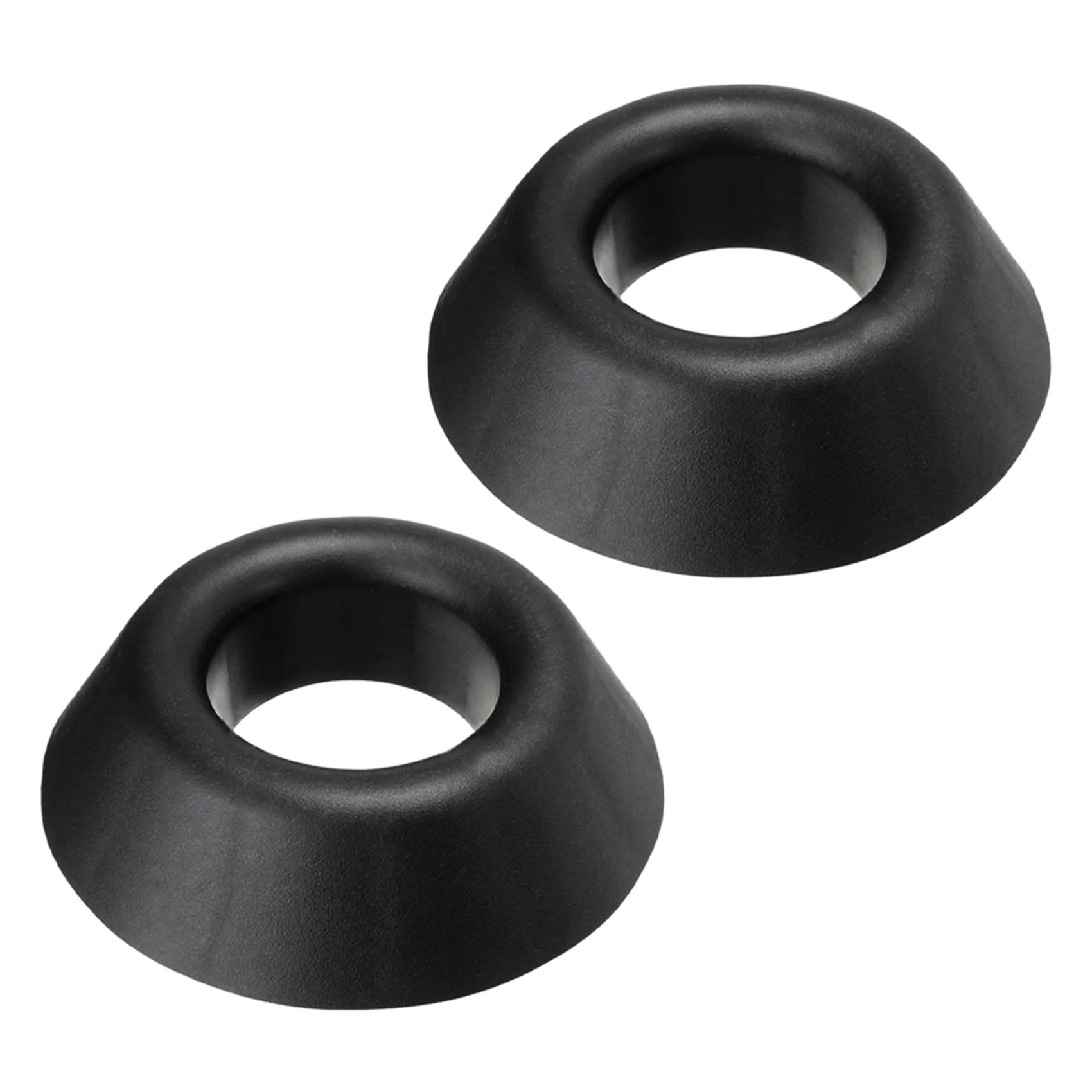 B06C-2X Tempat Bola, Penyangga Bola Basket Sepak Bola Rugby Plastik Tempat Pajangan, Hitam