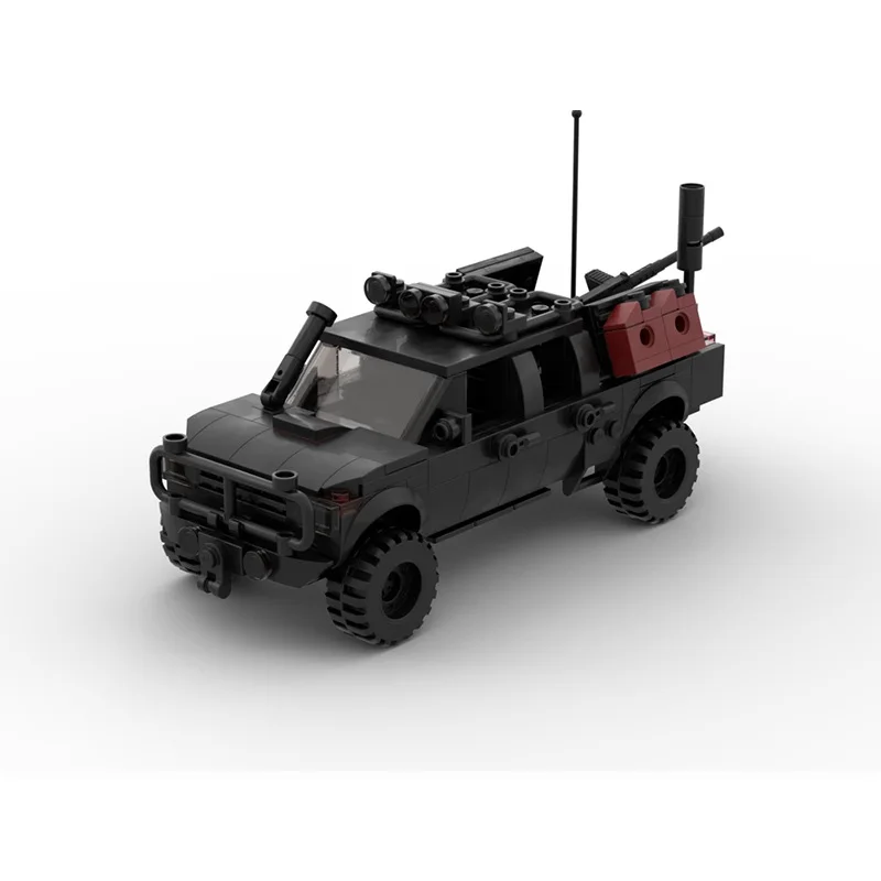 New in Modern Mliatry Pickup Truck Building Blocks Army Special Forces Figures Soldier Vehicle Mini Model Brick Kids Toys