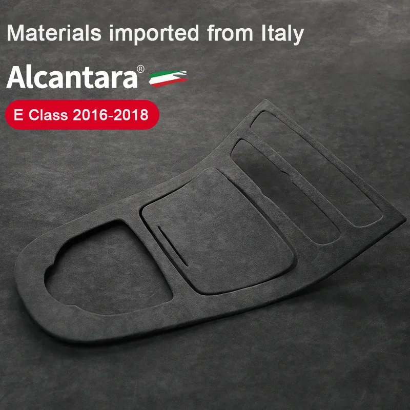 

Alcantara Suede For Mercedes Benz E Class W213 2016 2017 2018 Car Central Console Gear Shift Panel Trim Cover Protect Shell