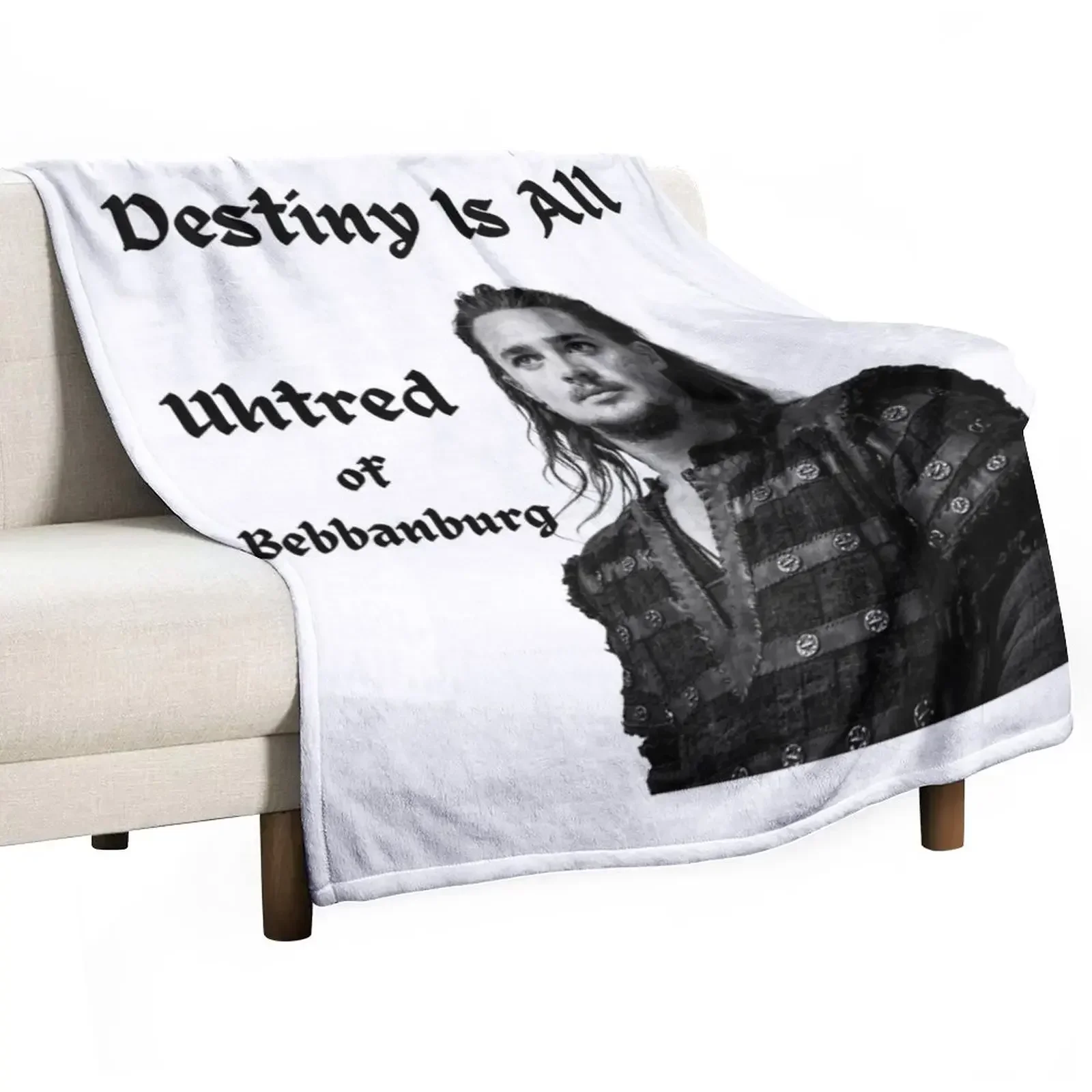 

Destiny Is All Uhtred of Bebbanburg Throw Blanket Hairys Bed Fashionable Blankets