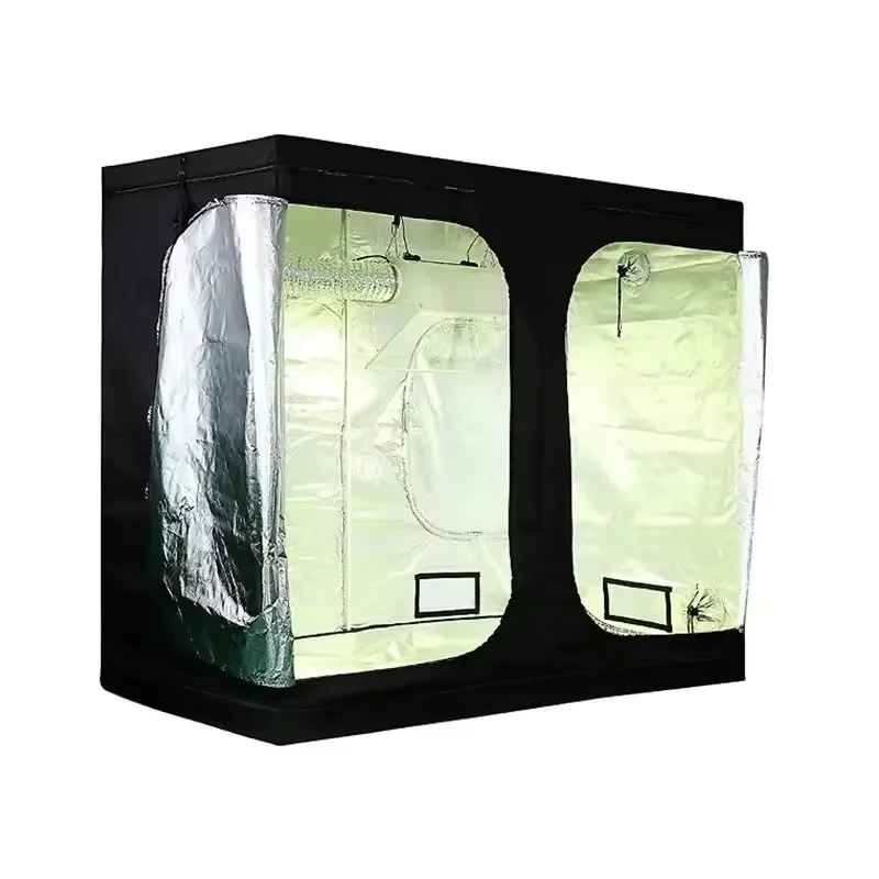 Industrial Hydroponic Indoor Grow Box 1680D for China Market Fabric LED Easy-to-Assemble Metal Plastic Glass Mylar Home