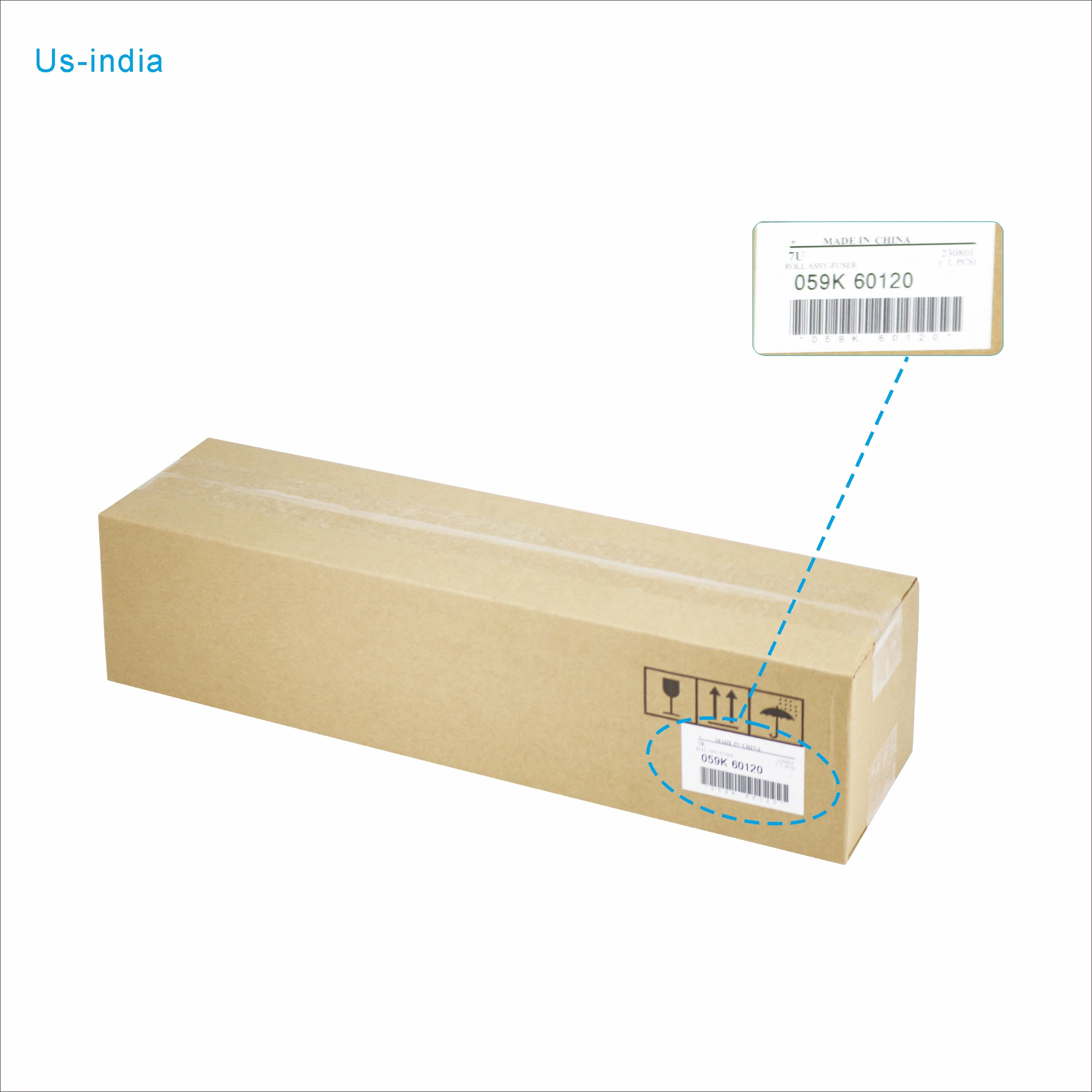 

Оригинальный верхний ролик фьюзера Printwindow 059K60120 в сборе для Xerox Color 7785 550 560 570 C60 C70 9065 9070 700 770 C751 J75 5580