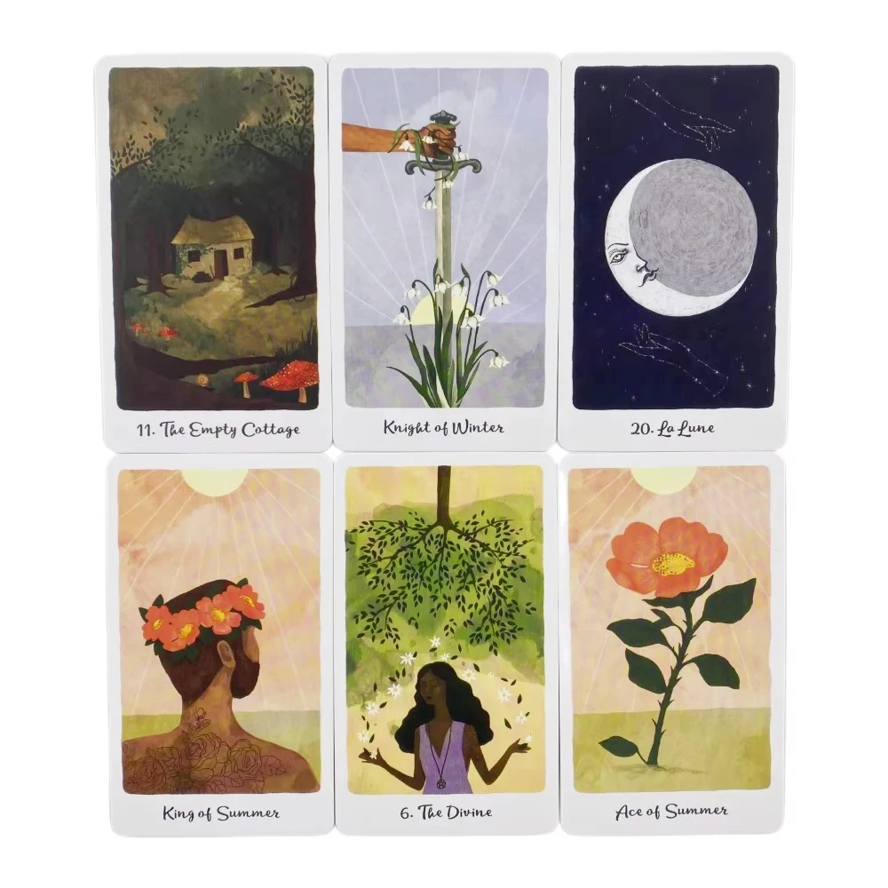 بطاقات التارو الوئام A 78 سطح السفينة أوراكل الإنجليزية رؤى العرافة الطبعة بوراد لعب الألعاب هدية