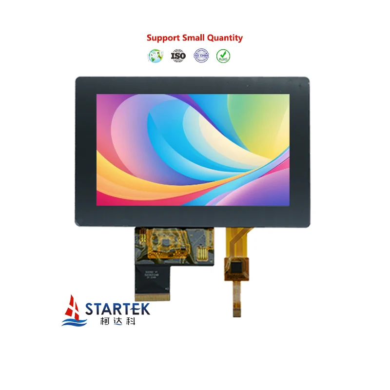 5 Inch TFT LCD Display Modules with Sunlight-Readable Tranflective 800x480 IPS RGB Interface for Outdoor Use
