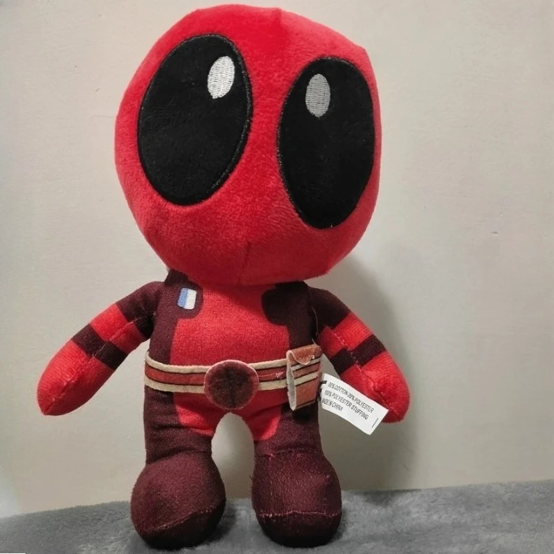 

23cm Movie Peripheral Pillow Doll Deadpool Stuffed Plush Toy Anime Movies&TV Deadpool Pillow Dolls Children's Birthday Gift