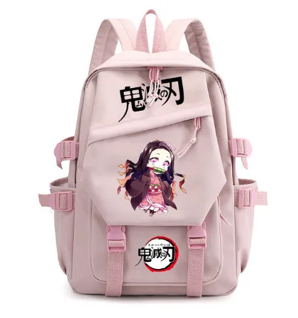 

Demon Slayer Anime New Schoolbag Junior High School Primary School Students Men and Women Large-capacity Multi-layer Backpack