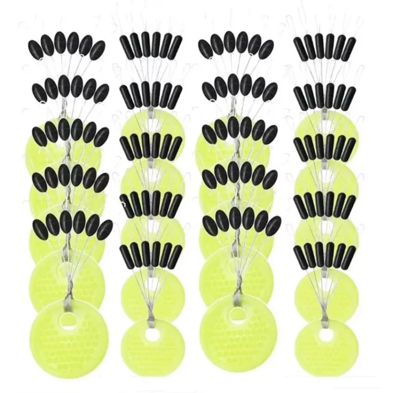 10/20/30/40 Group Resistance Space Beans Stopper Not To Hurt The Line Vertical Beans Carp Fishing Tackle Accessories