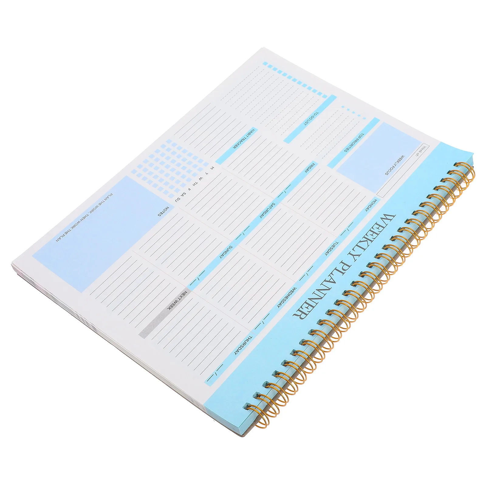 

Weekly Planner B5 Size Double Wire Bound Food Journals Weekly Organizer Pad Task Notebook Projects Planner Work Calendar