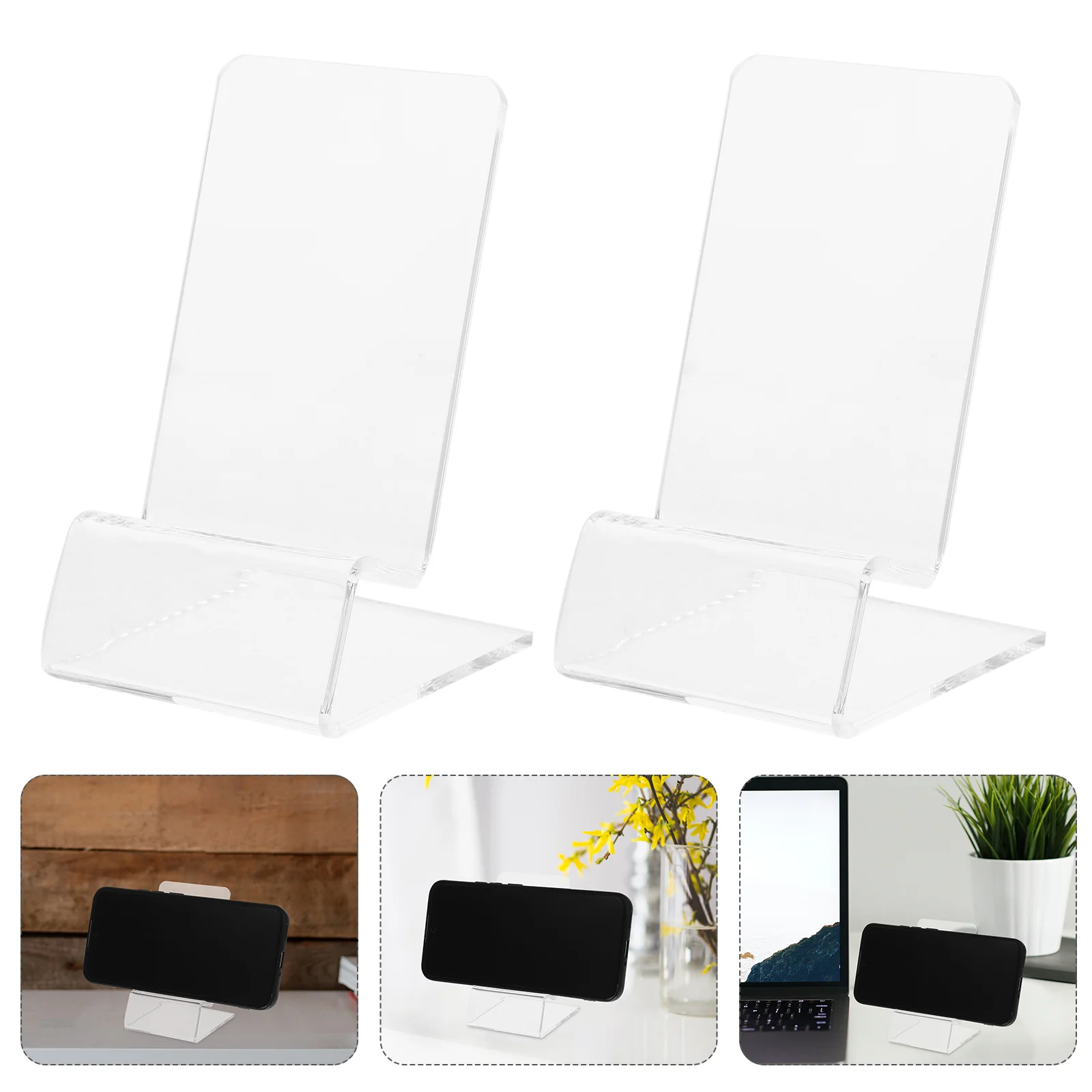 10 Pcs Tablet Holder Retail Show Rack Mounts Display Stand Cell Phone Work Accessories Mobile for Desk