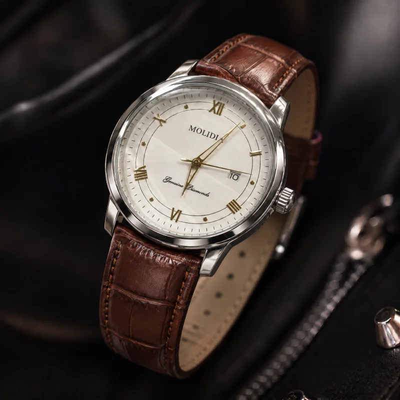 New Retro Style Business Watch, Brand New Men's Elegant Quartz Waterproof Watch, Gift for Boyfriend, Husband and Father