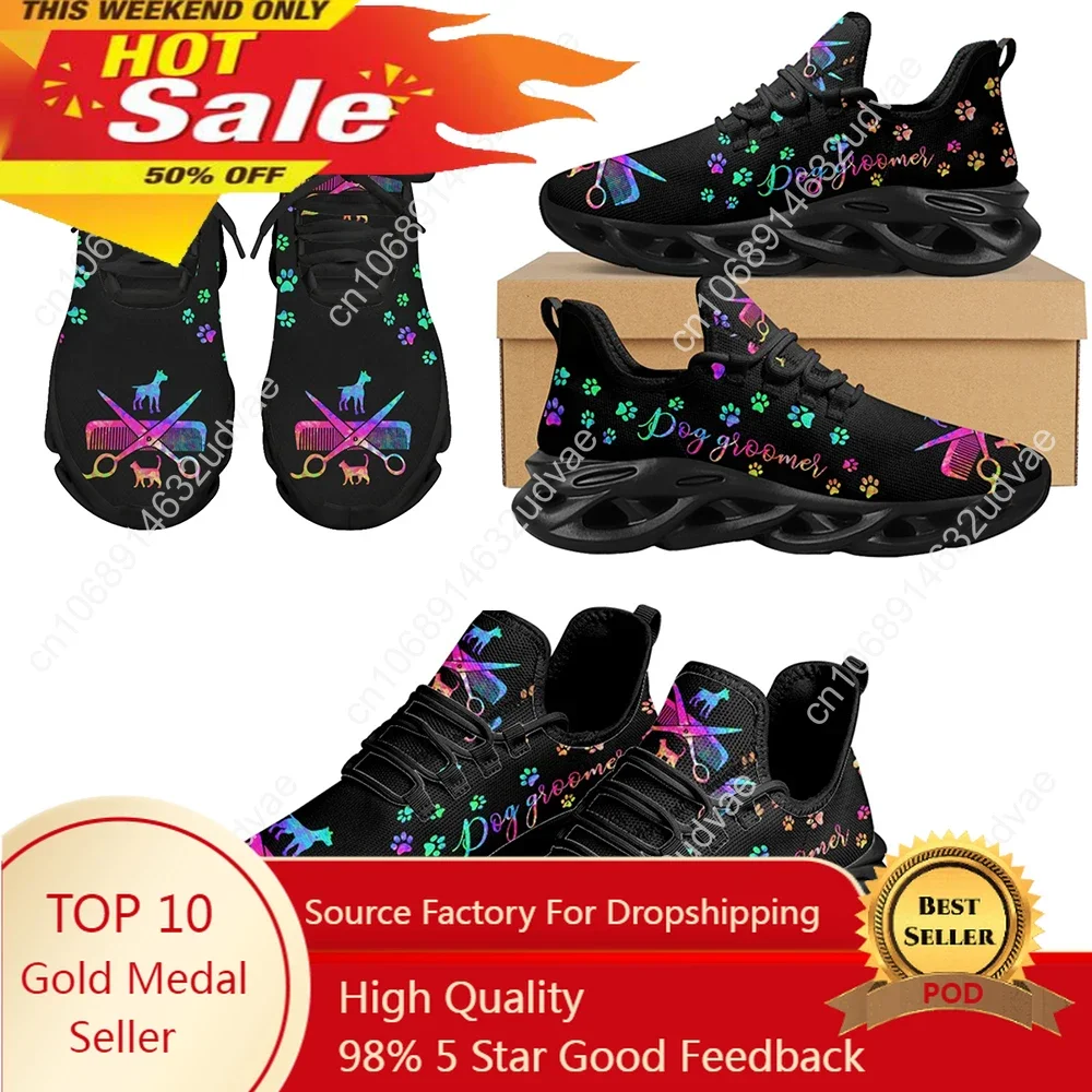 

Fashion Dog Groomer Sneakers Pet Barber Stylist Design Brand Shoes Breathable Non-Slip Sneakers Zapatos Planos 2023