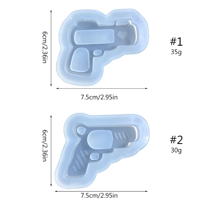 Resin Shaker Mold Shaped Silicone Mould for DIY Keychain Making