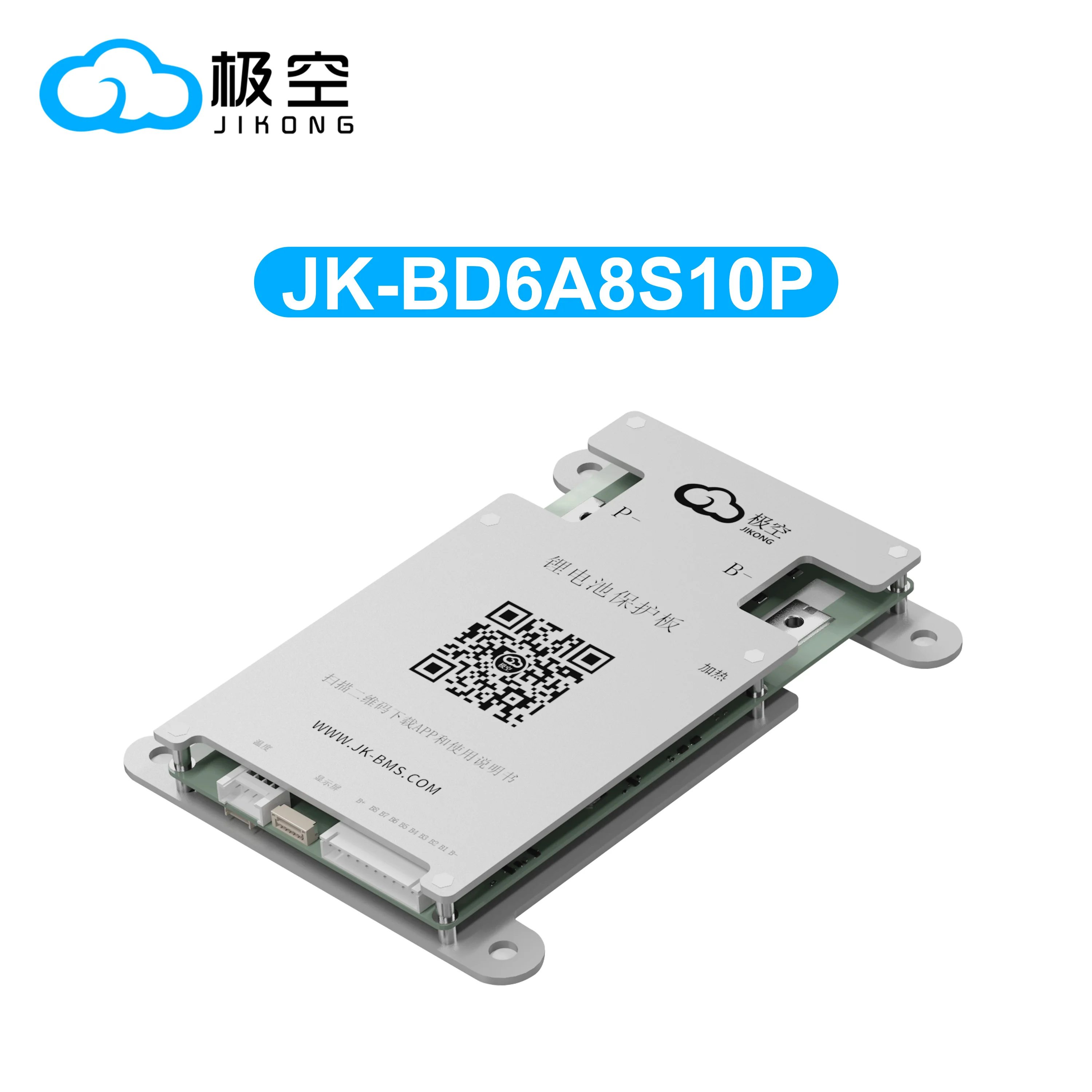 JIKONG BMS BD6A8S10P Smart BMS 4S 5S 6S 7S 8S 12V 24V Battery WITH 0.6A ACTIVE BALANCE bms lifepo4 Li-ion LTO Battery jk bms