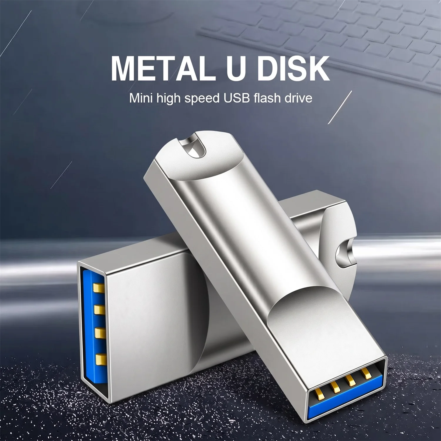 Super Mini USB Flash Drive Waterproof Pendrive 64GB 32GB 16GB 8GB Real Capacity USB Memory Stick Thumbdrive Stick Small Usb
