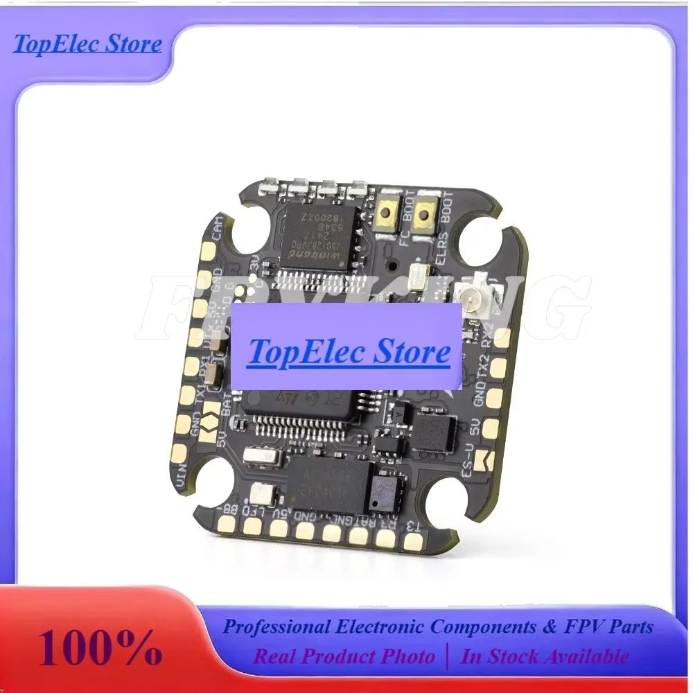 TopESsHGLRC SPECTER F722 Lite FC: Integrated ICM42688 Gyro & ELRS 2.4G Receiver, Low Latency For FPV Drone