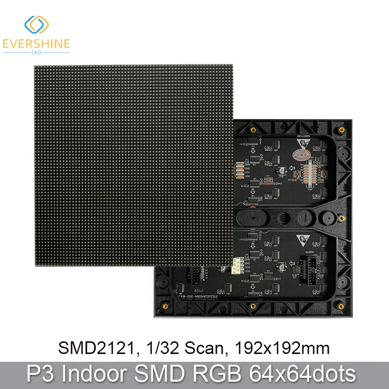 LED Matrix Panel P3 192*192mm Indoor Module SMD2121 Full Color LED Display Screen 64*64 Pixels Aliexpress Online Shop