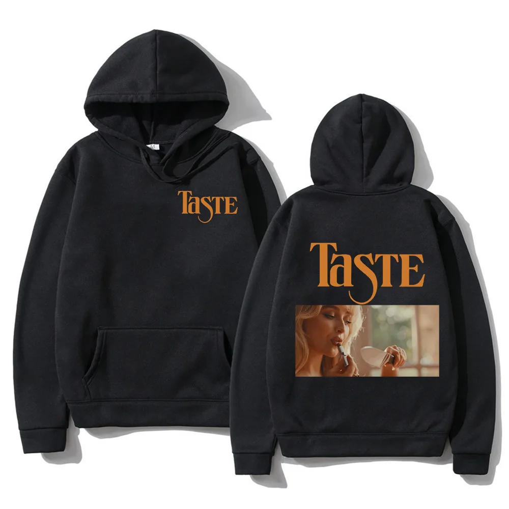 Sabrina Carpenter Taste Hoodies Short N\' Sweet Album Men/Women Clothing Aesthetic Sweatshirt Unisex Vintage Graphic Pullovers