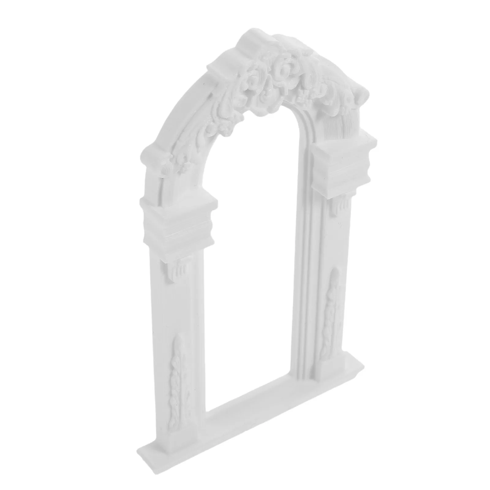 

Elegant European Miniature Wedding Arch for Dollhouse Fairy Garden DIY Decor Portable Small Flower Arch Decoration Wedding