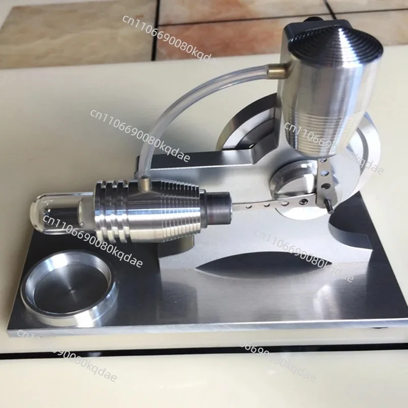 Stirling Generator Engine Model,External Combustion Physical Experimental Hobby Assembly Hardware Unit