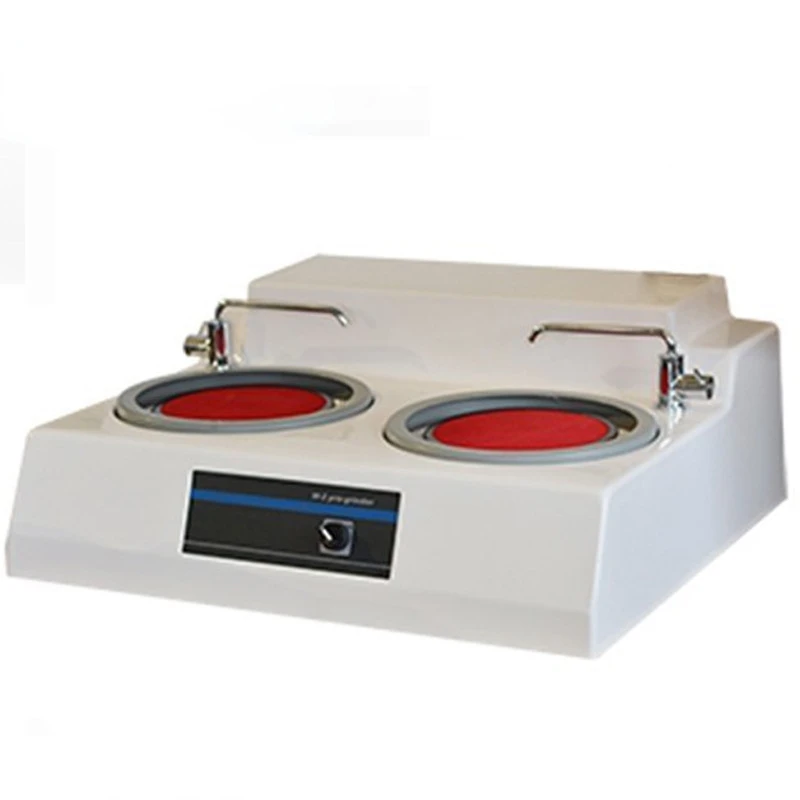 MP-2 metallographic polishing machine, dual disc and dual speed metallographic sample polishing machine