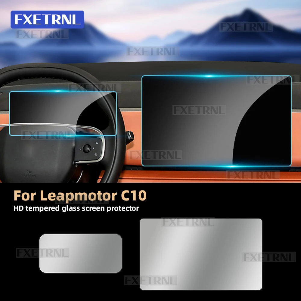 Anti-Scratch HD Tempered Glass GPS Navigation Dashboard For Leapmotor C10 2024-2026 Touch LCD Display Anti-Wear Central Control
