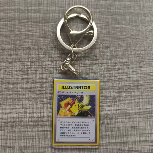 Pokemon Anime Small Card Key Chain Charizard Keychains Blastoise Venusaur Mewtwo Diy Acrylic Action Toy Figures Game Collection - Image 17