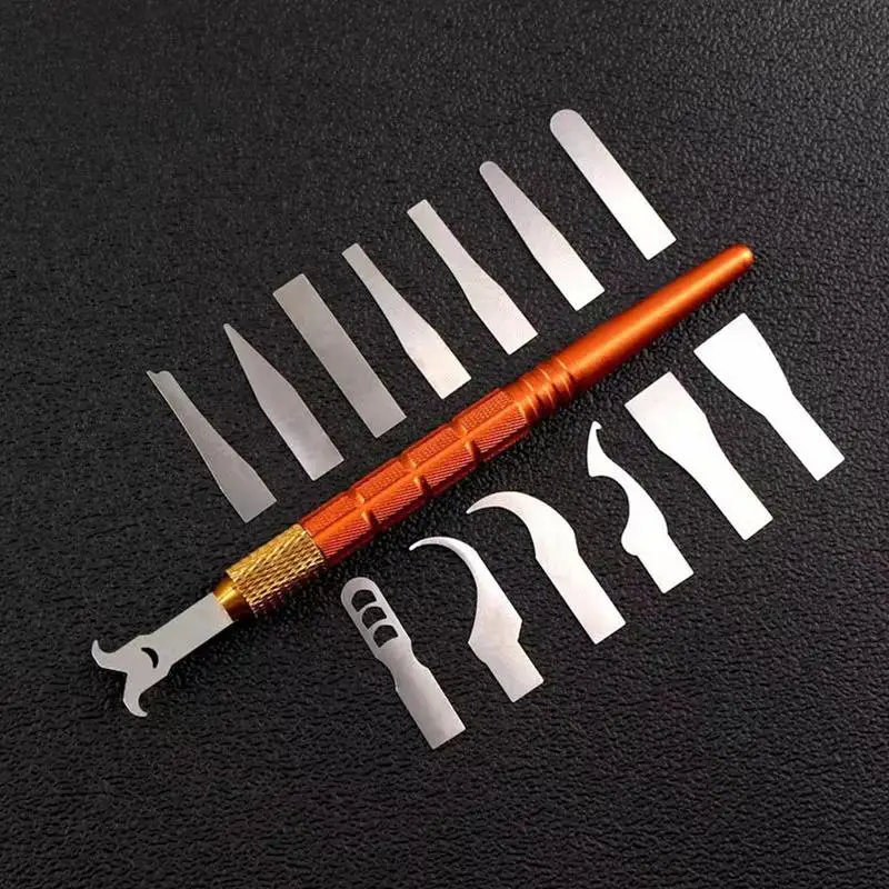 Glue Scraper 14-In-1 Motherboard Repair Tool Utility Tool For Soldering Repair Mobile Phone Repair DIY Art Work Drone Repair