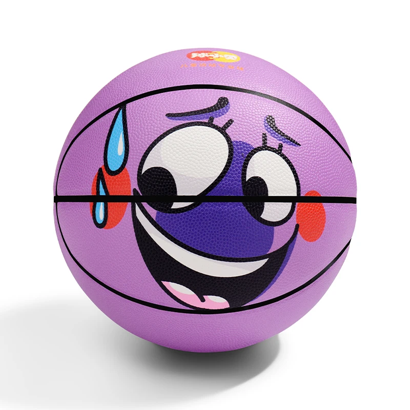 บาสเกตบอลเด็กหมายเลข 5 เยาวชนสวมใส่บาสเกตบอล PU การฝึกอบรมในร่มและกลางแจ้งการแสดงออกตลกความยืดหยุ่นสูง