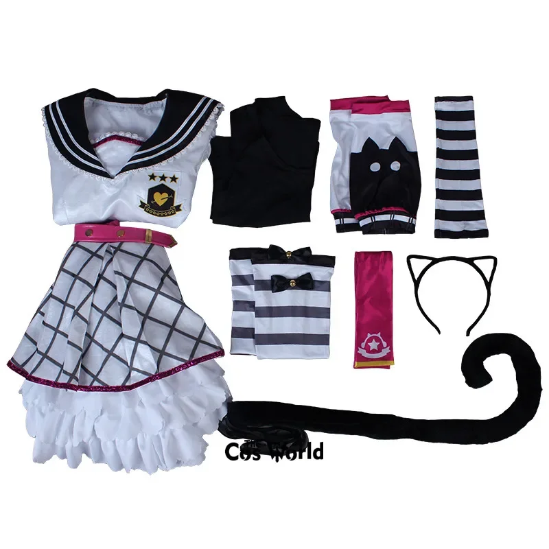 Uniforme de Cosplay de Dessin Animé Love Live, Tenue de Scène en Solo, Nijigasaki, Tenouji, Rina