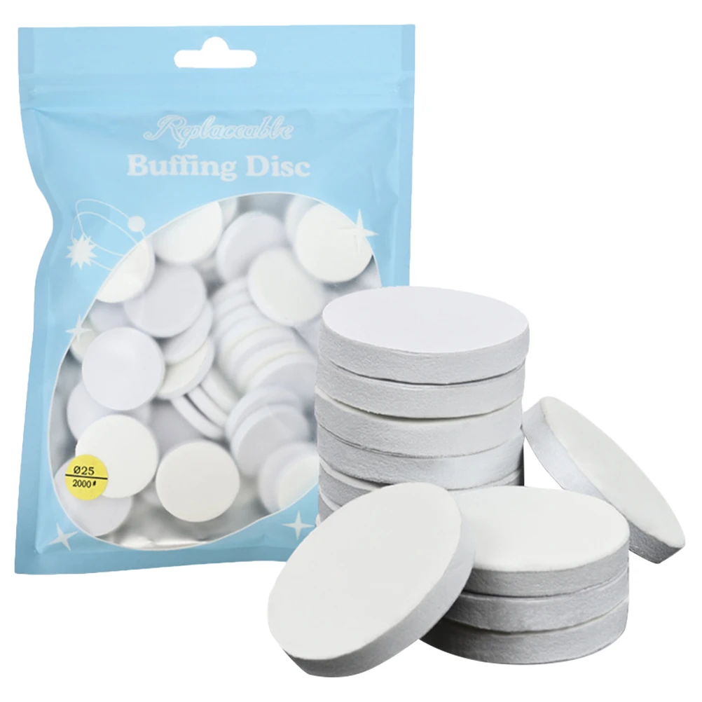 50 قطعة منصات طحن تلميع ذاتية اللصق التلميع القرص استبدال لملف الأظافر الرملي تألق الكالس إزالة مسمار أدوات الرسم #4