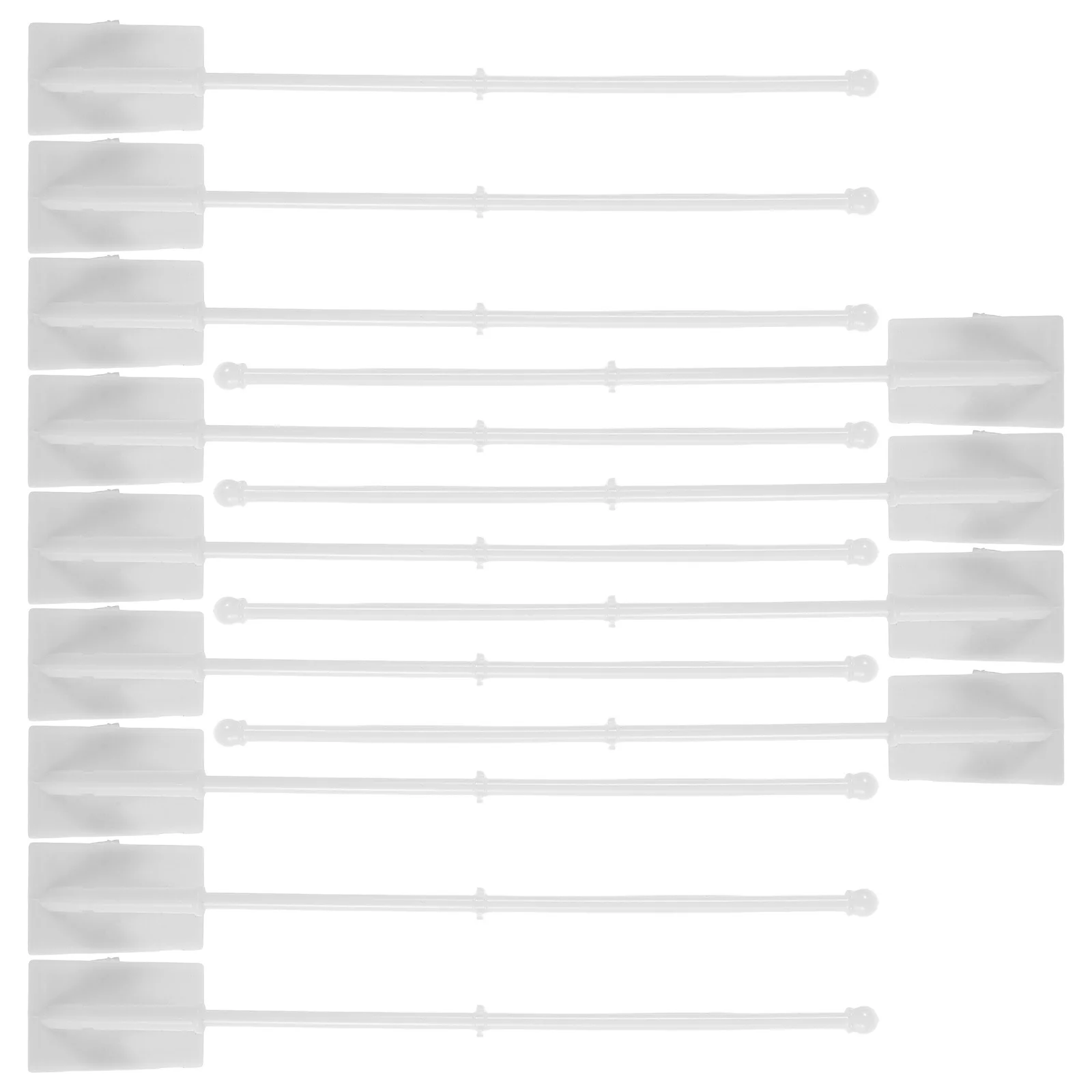 

15set Car Sticker Peel Stick Plastic Flag Pole Self-Adhesive Mount For Vehicle Window Rv Boat Truck Automotive Adhesive Flag