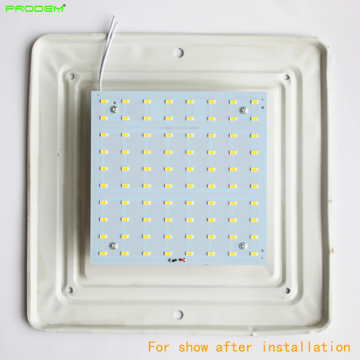 Imagem -03 - Techo de Luminaries Painel Quadrado de Led Pcb Down Light Lâmpada Branca Fria Anos de Garantia 20w 15x15cm 220v 230v 240v 2100lm Unidades