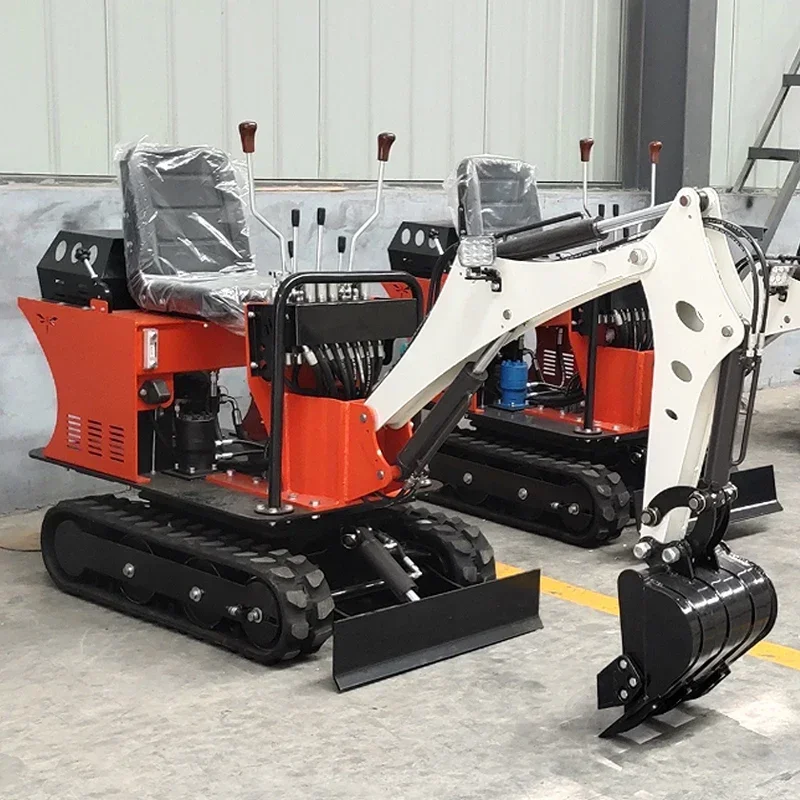 China customized Factory Mini Crawler Excavators 0.8Ton For Garden Low Price Minibagger Machine Portable Small Bagger