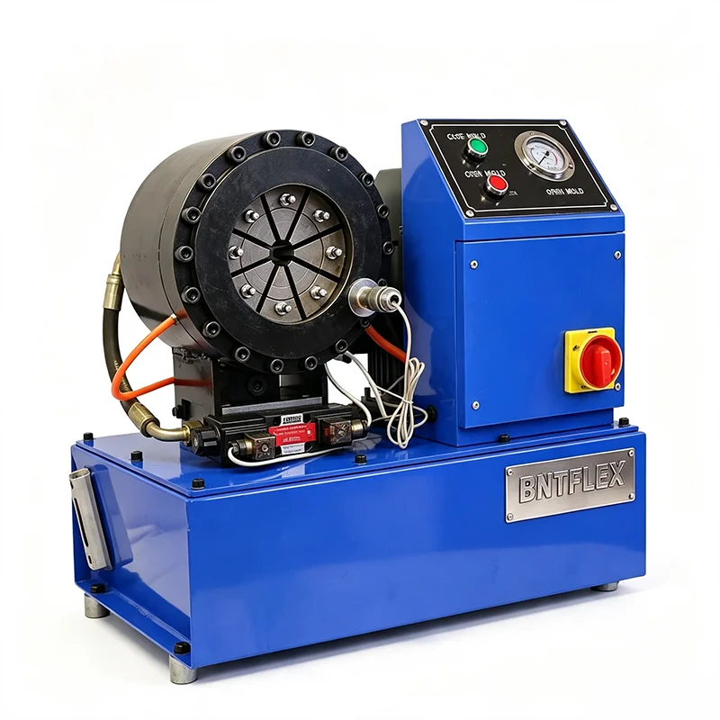 BNTP38 Hydraulic Hose Crimping Machine 1.5 Inch with 8 Sets of Dies for Professional Use in the Field of Hydraulics