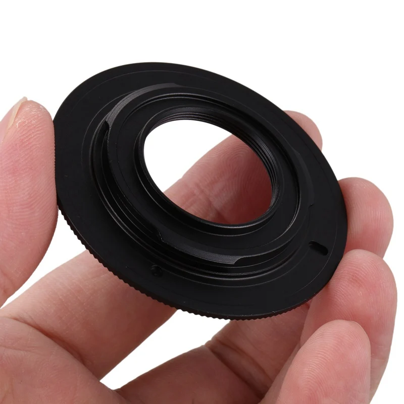 Black C Mount Lens For Micro 4/3 Adapter E-P1 E-P2 E-P3 G1 GF1 GH1 G2 GF2 GH2 G3 GF3 C-M4/3