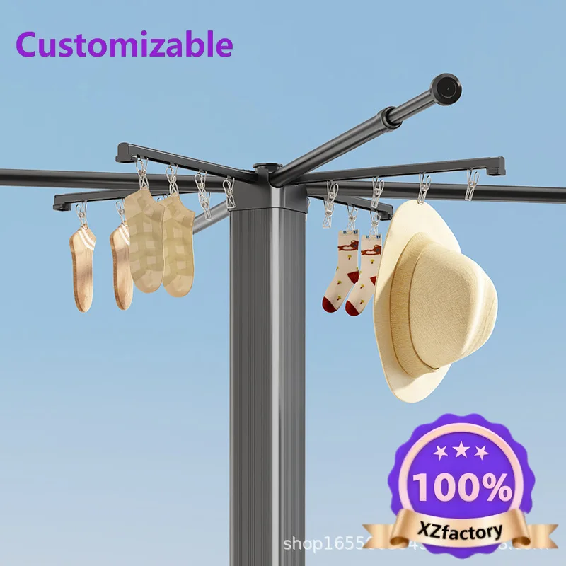 Factory Direct 2026 Top RatedClothes drying rack floor thickened bold folding multifunctional indoor does not occupy a small dry