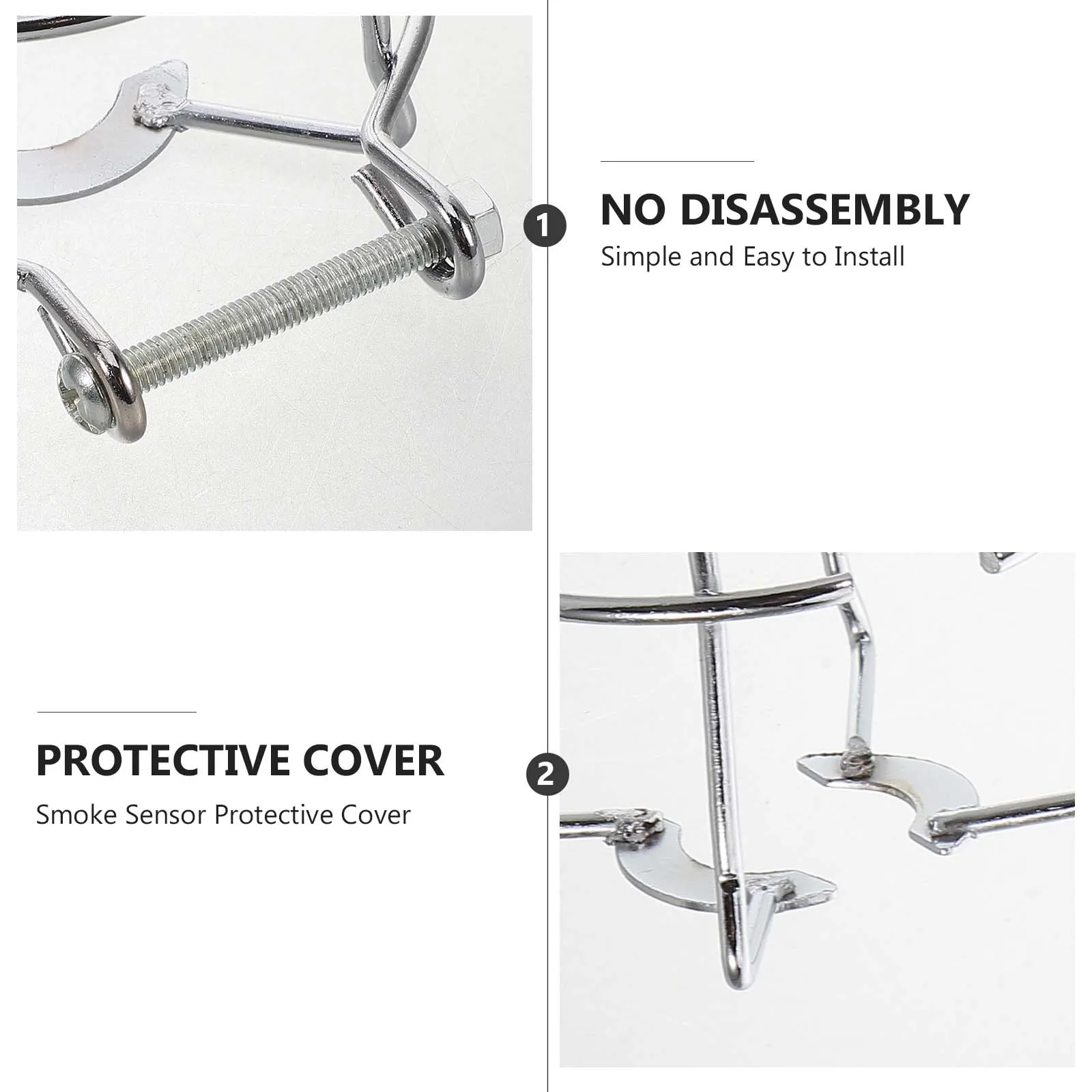 2Pcs Fire Sprinkler Cover Durable Easy Installation for Upright Pendent Flush Mount Recessed Sprinkler Protector