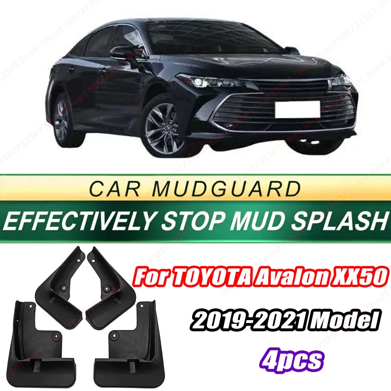 For TOYOTA Avalon XX50 2019-2021 Model 4PCS Front Rear Mud Flaps Splash Guards Fender Mudguards Auto Accessories