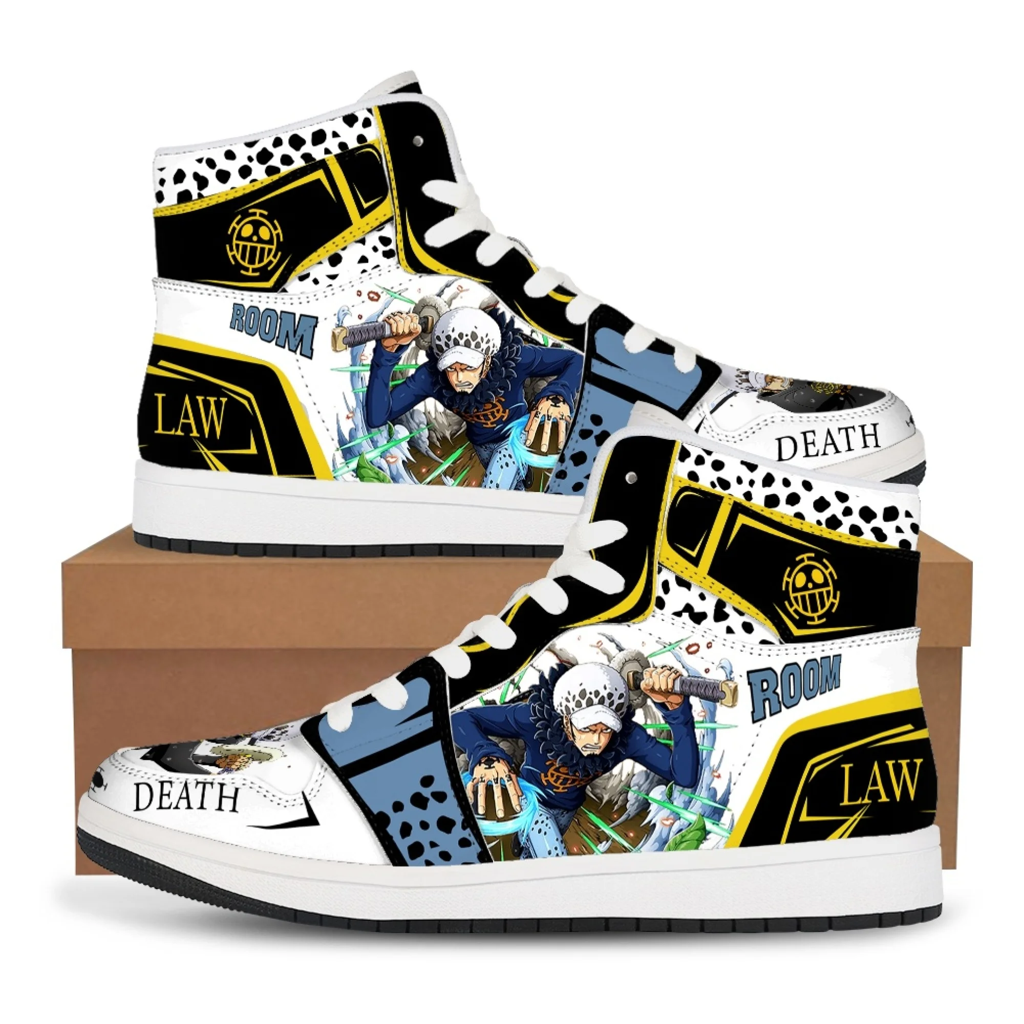 One Piece Anime Luffy Zoro Sneakers Casual Shoes Basketball Shoes